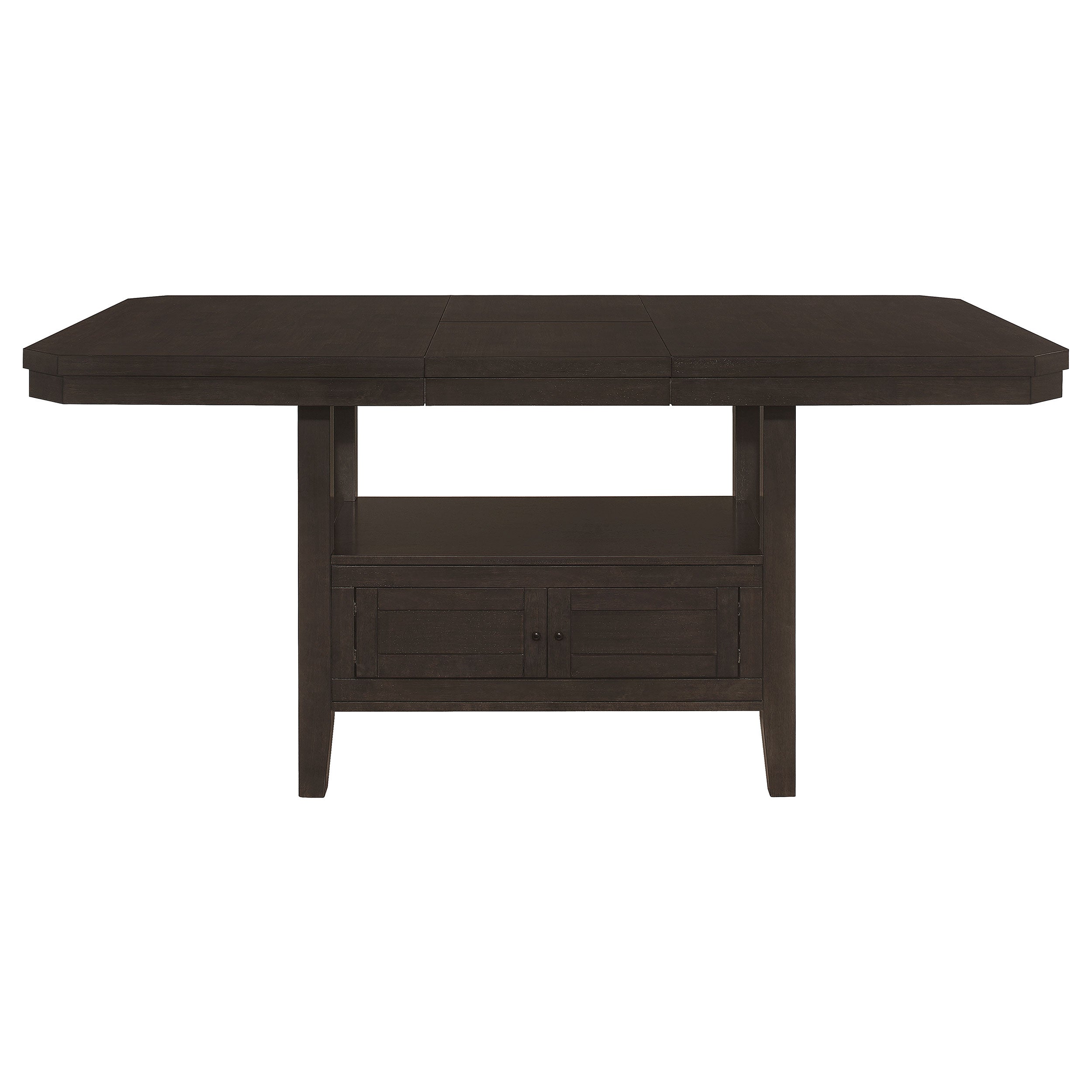 Prentiss  Butterfly Leaf Dining Table Set Cappuccino
