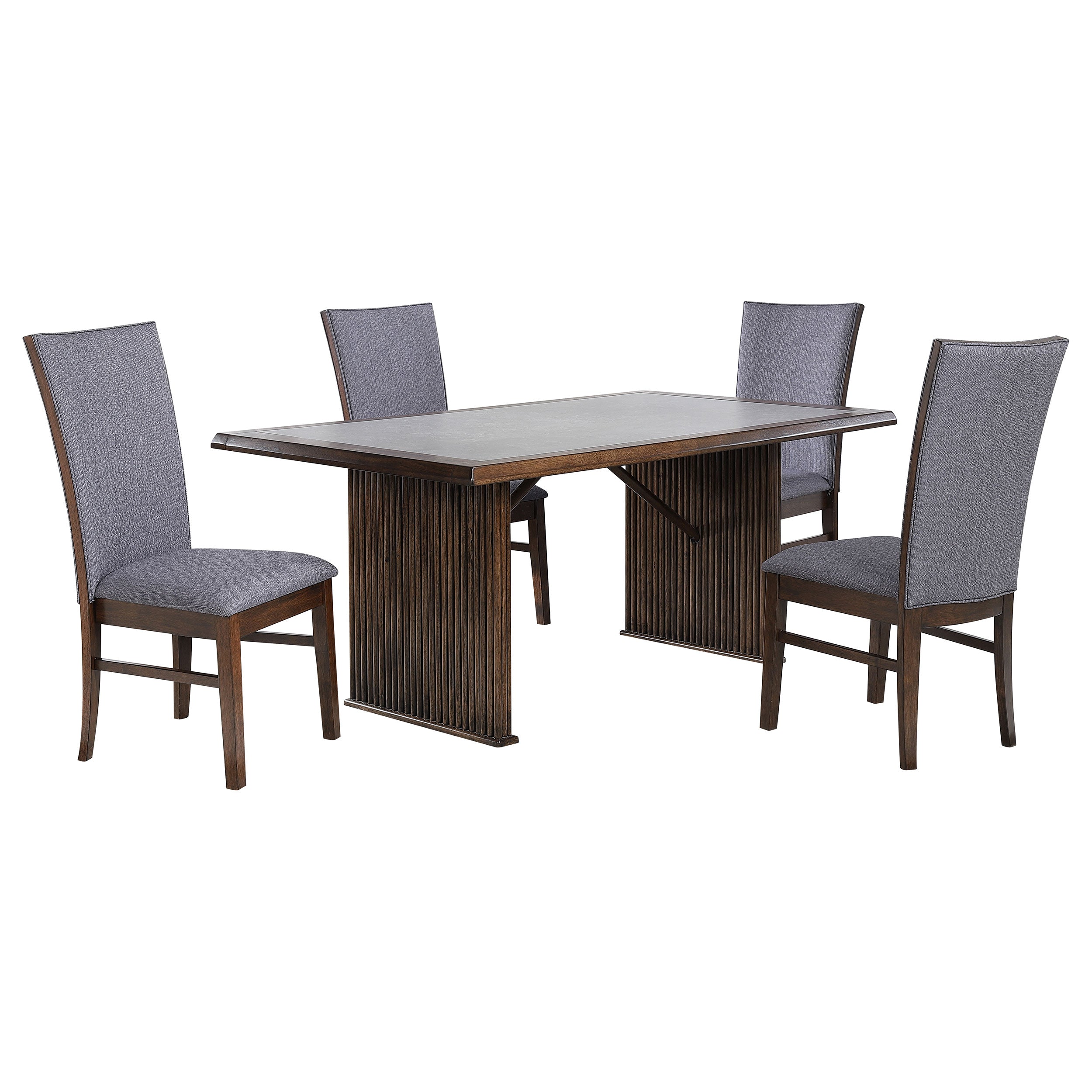Sherwood  Rectangular Dining Table Set Brown