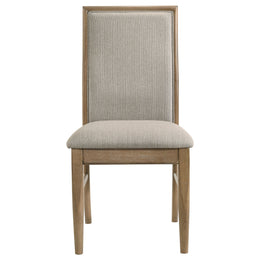 Adina Extension Dining Set Distressed Light Brown
