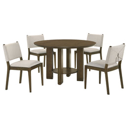 Ottowa  Round Counter Height Dining Room Set Brown