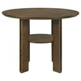 Ottowa  Round Counter Height Dining Room Set Brown