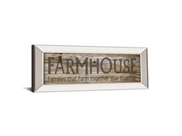 Farmhouse By Cindy Jacobs 18X42 Mirror Frame Print
