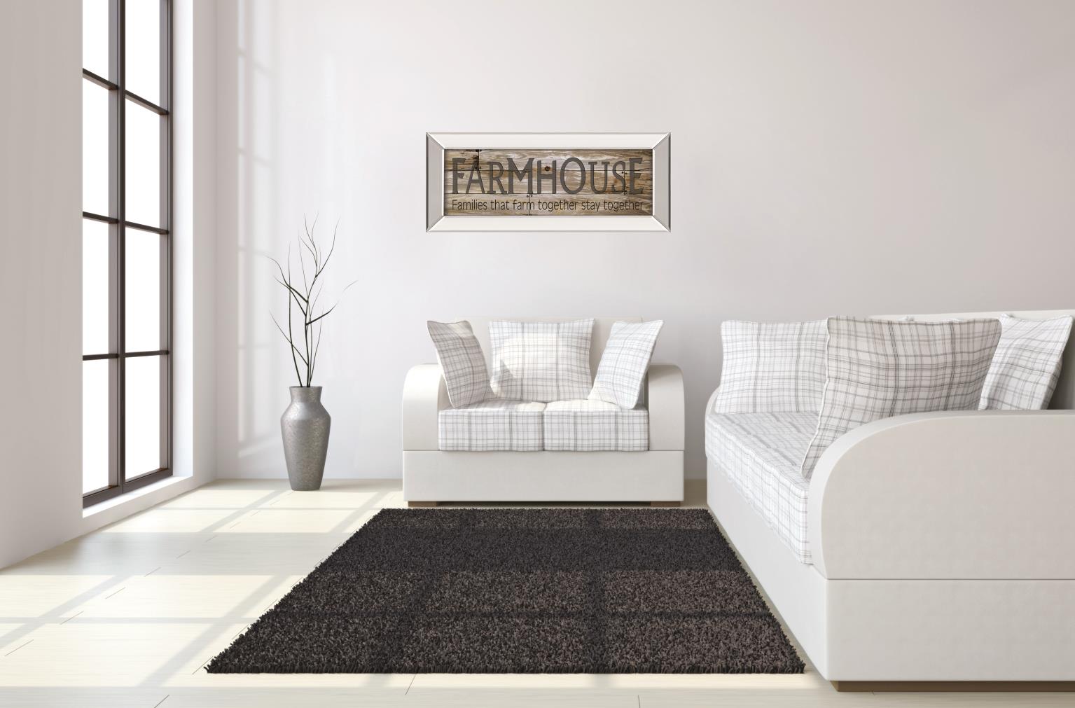 Farmhouse By Cindy Jacobs 18X42 Mirror Frame Print
