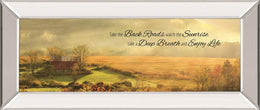 Enjoy Life By Lori Deiter 18X42 Mirror Frame Print