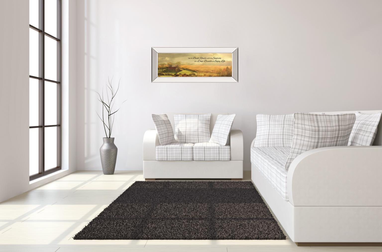 Enjoy Life By Lori Deiter 18X42 Mirror Frame Print