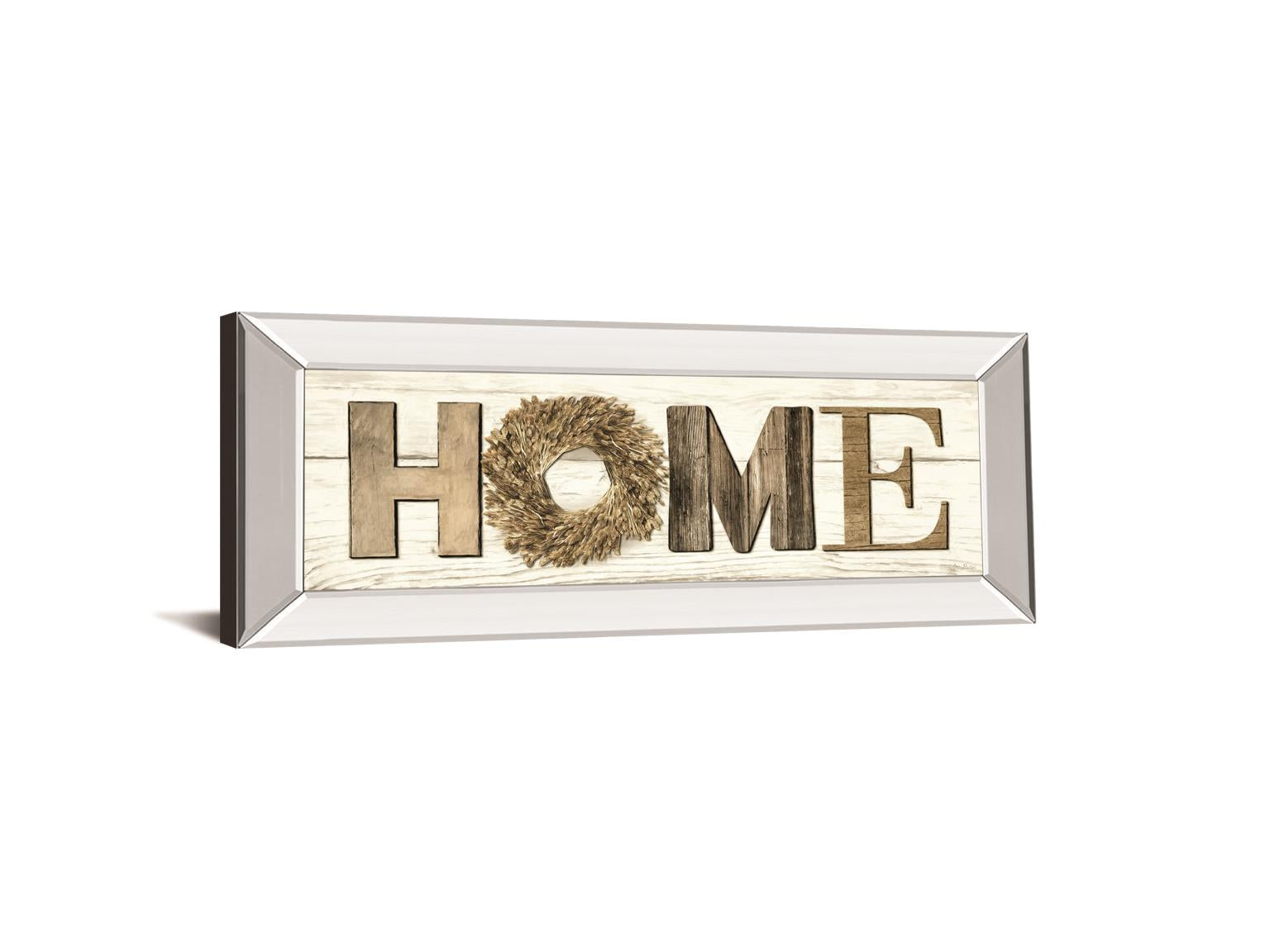 Home By Lori Deiter 18X42 Mirror Frame Print