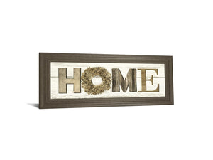 Home By Lori Deiter 18X42 Framed Print