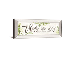 This Is Us By Marla Rae 18X42 Mirror Frame Print