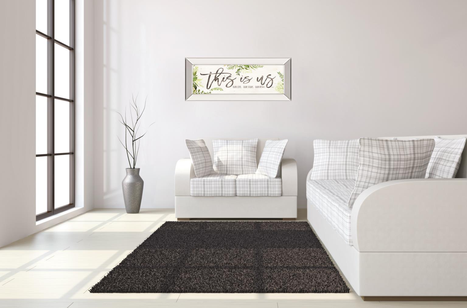 This Is Us By Marla Rae 18X42 Mirror Frame Print