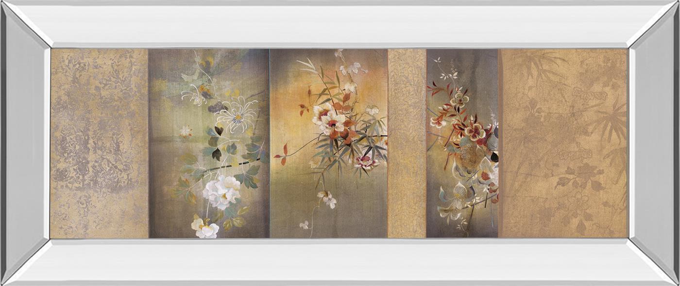 Tea Garden I By Douglas 18X42 Mirror Frame Print