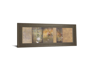 Tea Garden I By Douglas 18X42 Framed Print