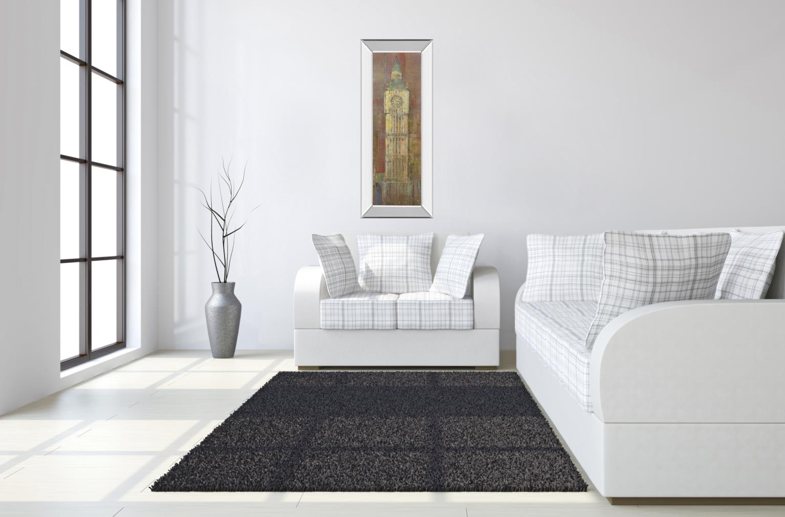 Big Ben By Longo 18X42 Mirror Frame Print
