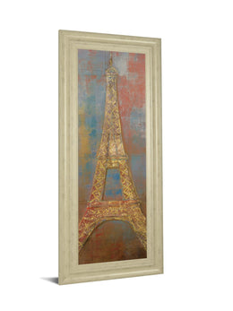 Eiffel By Longo 18X42 Framed Print