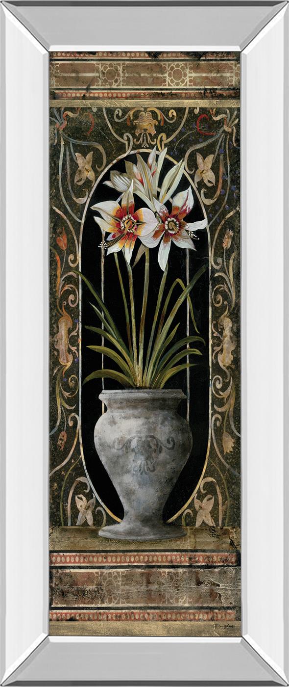 Blanco Botanical Ii By Douglas 18X42 Mirror Frame Print