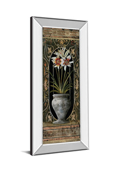 Blanco Botanical Ii By Douglas 18X42 Mirror Frame Print