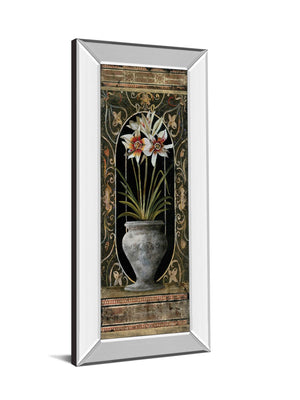 Blanco Botanical Ii By Douglas 18X42 Mirror Frame Print