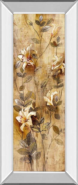 Candlelight Lilies I By Douglas 18X42 Mirror Frame Print