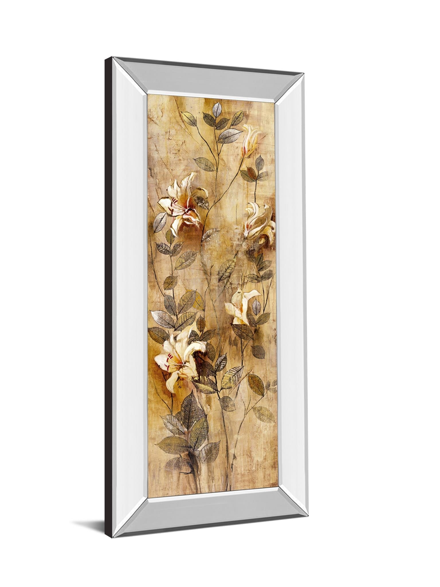 Candlelight Lilies I By Douglas 18X42 Mirror Frame Print