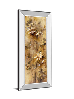 Candlelight Lilies Ii By Douglas 18X42 Mirror Frame Print
