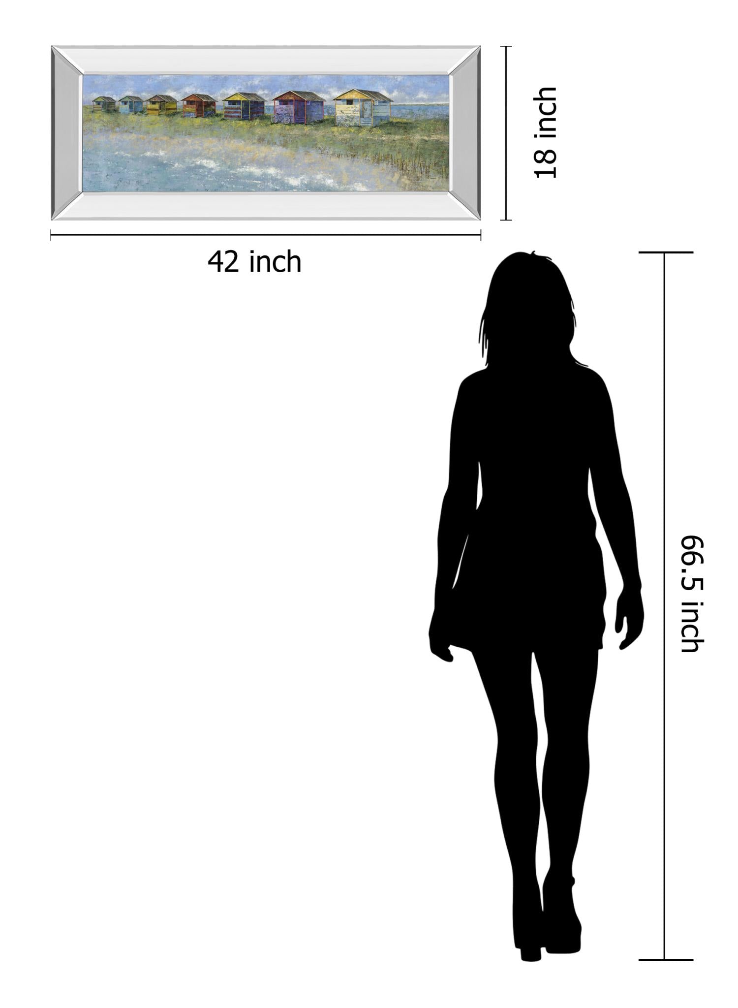 Northeast Ii By Dominick 18X42 Mirror Frame Print