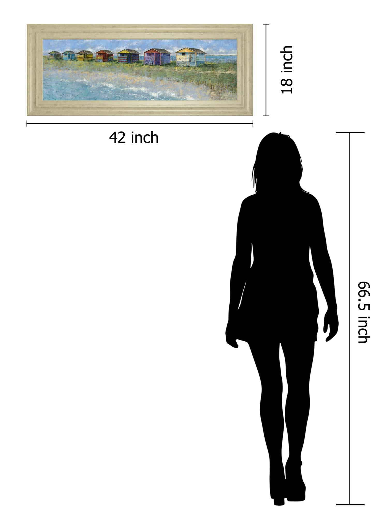 Northeast Ii By Dominick 18X42 Framed Print