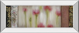 Rain Flower I By Dysart 18X42 Mirror Frame Print