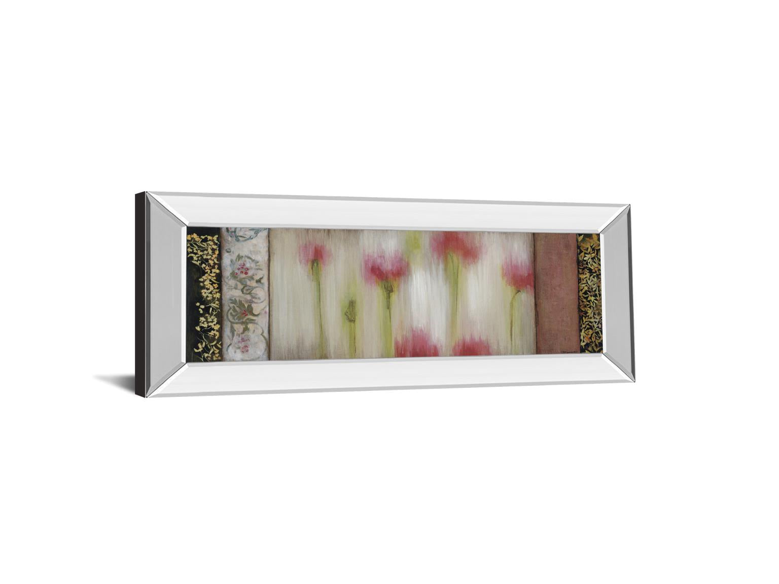 Rain Flower I By Dysart 18X42 Mirror Frame Print