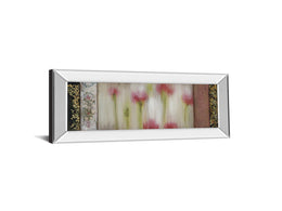 Rain Flower I By Dysart 18X42 Mirror Frame Print