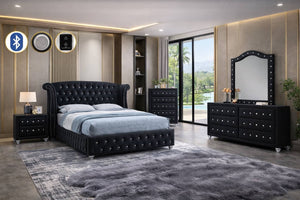Divina (Black) Bedroom Set