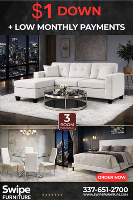 Studio 3 Room Package – White