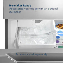Insignia™ - 30 in. Wide 18.6 Cu. Ft. Bottom Freezer Refrigerator with ENERGY STAR Certification - Stainless Steel