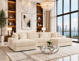 XL SUNDAY2 - BEIGE 3PC Sectional