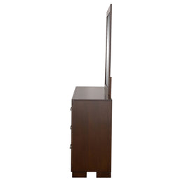 Jessica 6-drawer Dresser Cappuccino