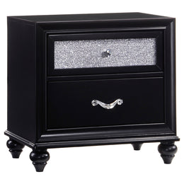 Barzini  California King Bedroom Set Black