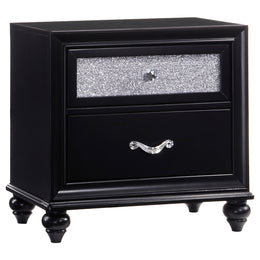 Barzini  California King Bedroom Set Black