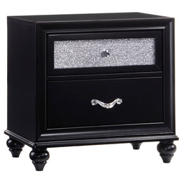 Barzini  California King Bedroom Set Black