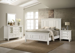 Sandy Beach  California King Bedroom Set Black