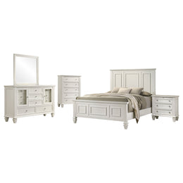 Sandy Beach  California King Bedroom Set Black
