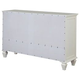 Sandy Beach 11-drawer Dresser Black