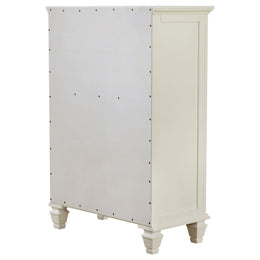 Sandy Beach 5-drawer Bedroom Chest Black