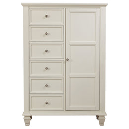 Sandy Beach 5-drawer Bedroom Chest Black