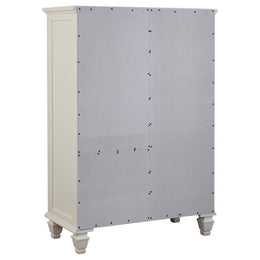 Sandy Beach 5-drawer Bedroom Chest Black