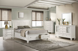 Sandy Beach  California King Bedroom Set Black