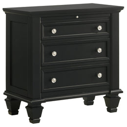 Sandy Beach  California King Bedroom Set Black