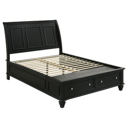 Sandy Beach  California King Bedroom Set Black