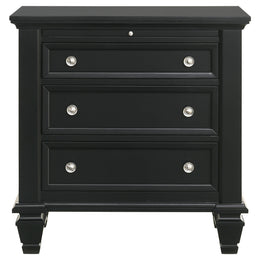 Sandy Beach  California King Bedroom Set Black