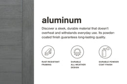 Beachcroft Outdoor Dining Table and 2 Chairs and 2 Benches