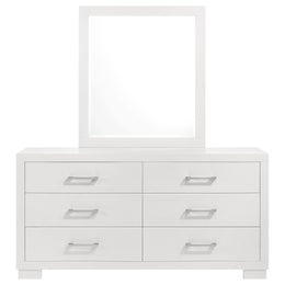 Jessica 6-drawer Dresser Cappuccino