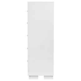 Jessica 5-drawer Bedroom Chest Cappuccino