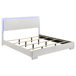 Felicity  California King Bedroom Set White Gloss
